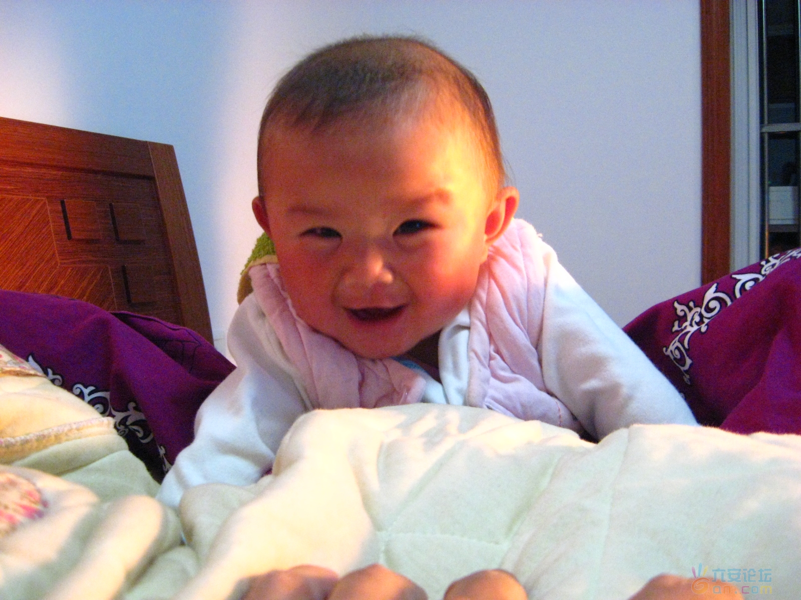 看我笑的好开心