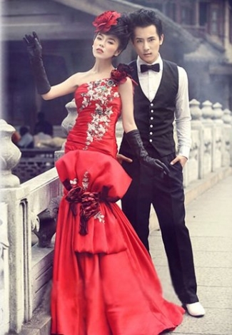 中式结婚礼服