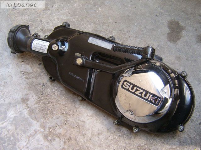 豪爵铃木（或轻骑铃木）AN系列踏板车换齿轮油