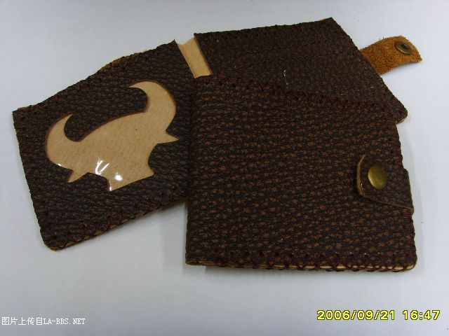 真皮二折,三折钱包.