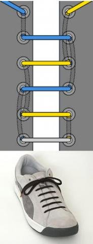 教你系漂亮鞋带！（大嘴河马第1000主题帖）