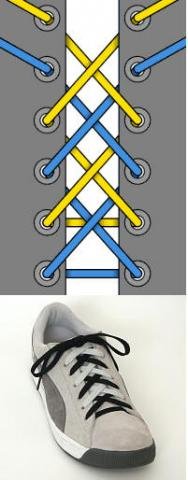 教你系漂亮鞋带！（大嘴河马第1000主题帖）