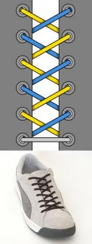 教你系漂亮鞋带！（大嘴河马第1000主题帖）