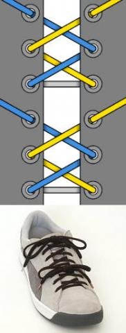 教你系漂亮鞋带！（大嘴河马第1000主题帖）