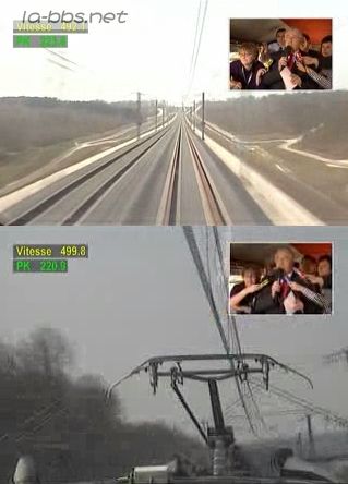 法国TGV机车时速达574.8公里创世界纪录(视频)