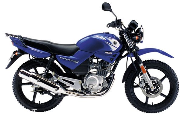 昨天在车市看见盖世天剑YBR125G了