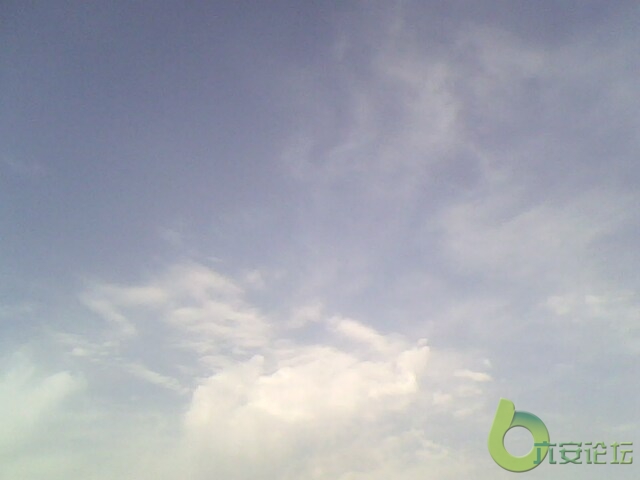 天空那么蓝，那么高